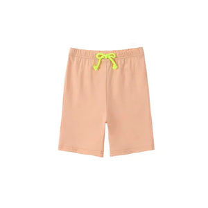 Spring Summer Cotton Solid Casual Clothing Boys Girls Fashion Family Matching Clothes Dress Set