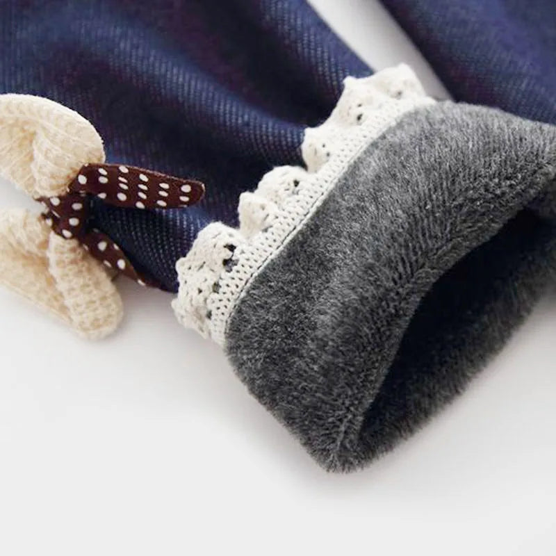 Girls Pants Thick Warm Winter Leggings