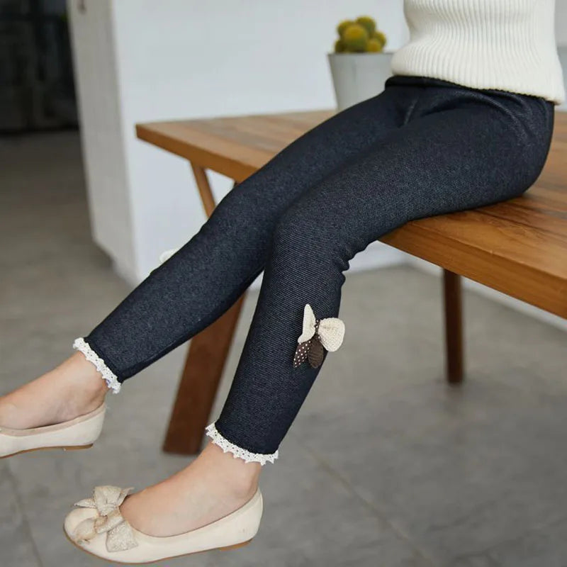 Girls Pants Thick Warm Winter Leggings