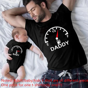 1Pc Player 1 Player 2 Funny Father Son Look Tshirt Summer Short Sleeve T-Shirt For Daddy Baby Bodysuit Family Matching Clothes