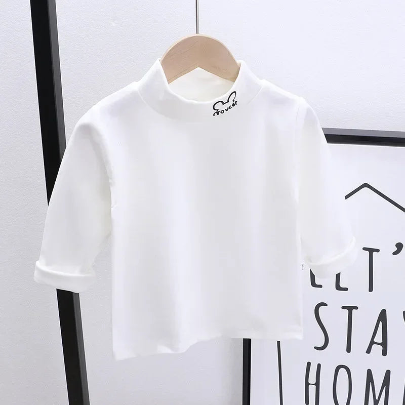 Winter Children T-shirts Turtleneck