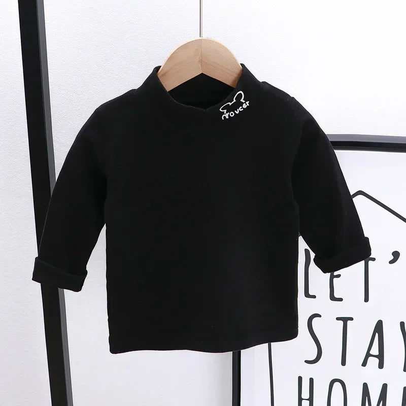 Winter Children T-shirts Turtleneck