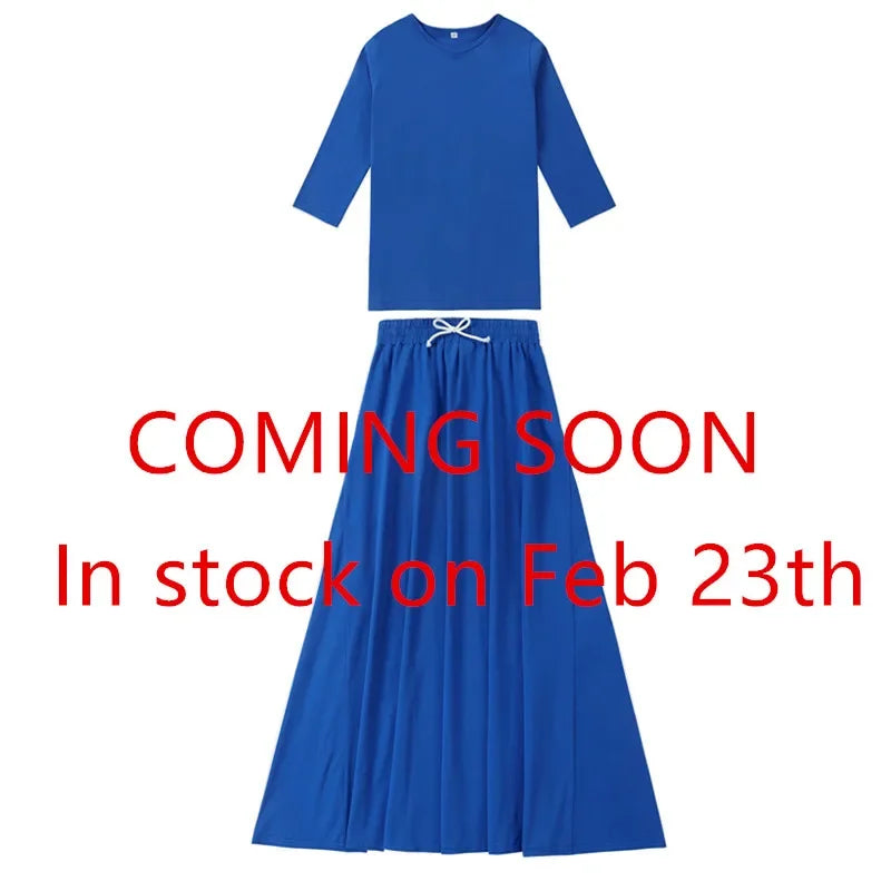 Spring Summer Cotton Solid Casual Clothing Boys Girls Fashion Family Matching Clothes Dress Set