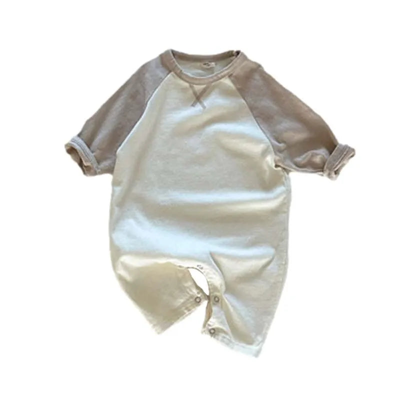 New Spring Autumn Baby Bodysuit Soft Cotton Toddler Jumpsuits for Girls Boys Newborn One-Piece Clothes Korea Style Infant Romper