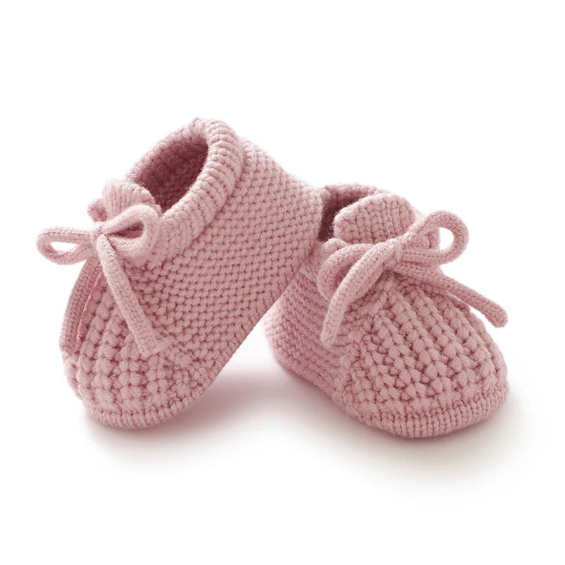 Baby Shoes Knitted Newborn 0-18M