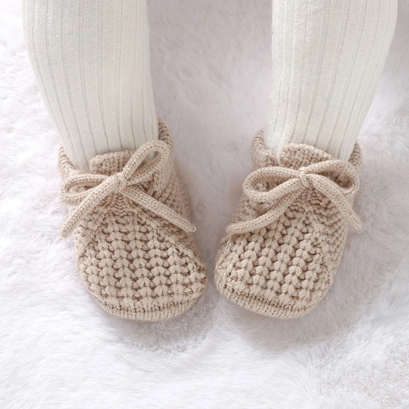 Baby Shoes Knitted Newborn 0-18M