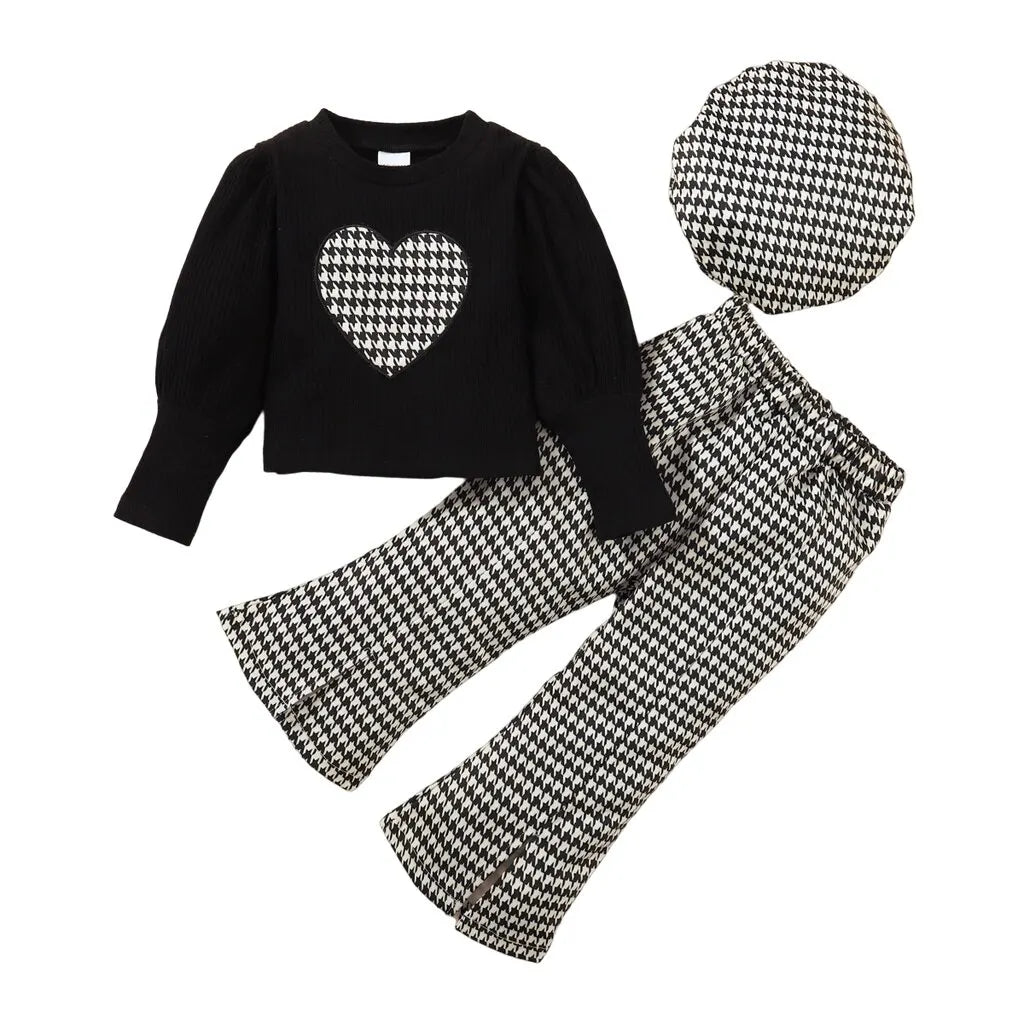 Korean Style Baby Girl Outfit Set