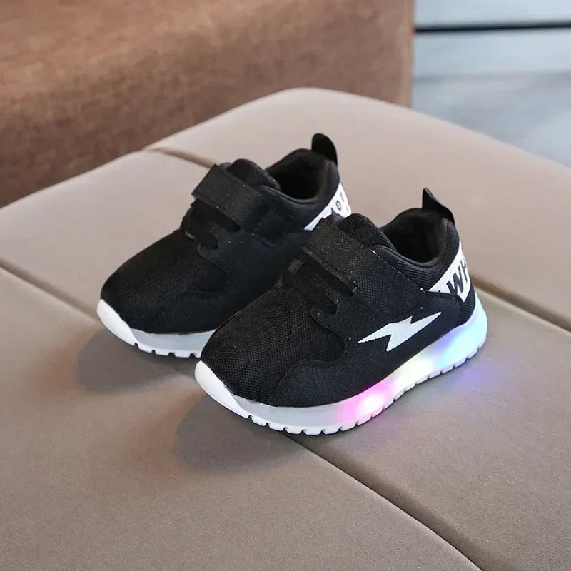 Kid Tennis Spring And Autumn Children LED Sneakers Boys Glowing Shoes kids Baby Girls Toddler Shoes with Light Up Luminous