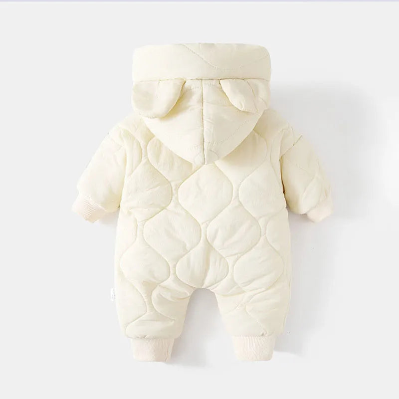 Autumn Hooded Infant Newborn Baby Rompers