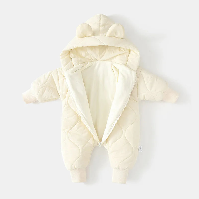 Autumn Hooded Infant Newborn Baby Rompers