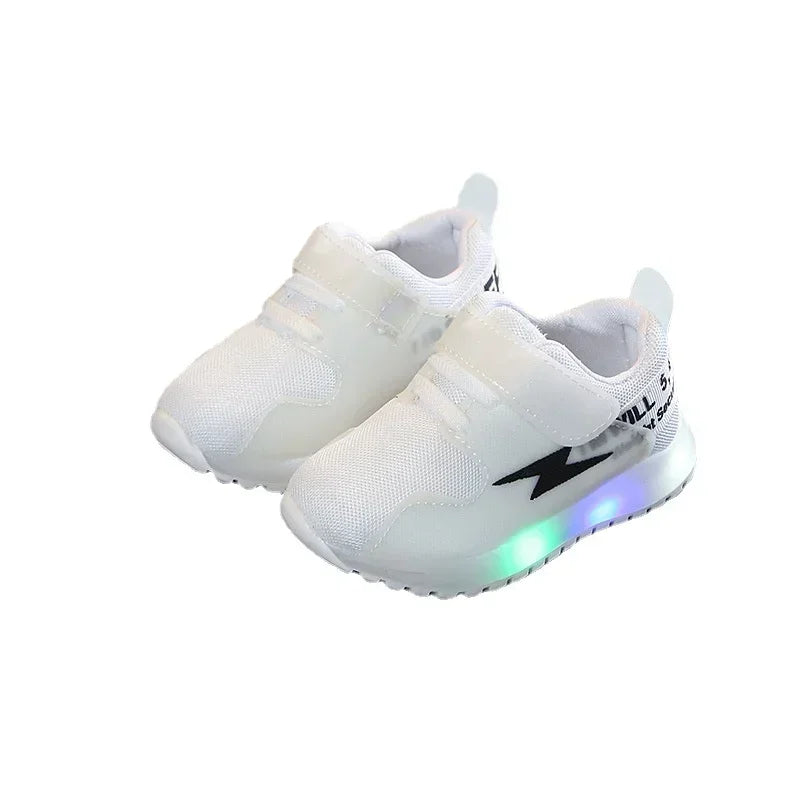 Kid Tennis Spring And Autumn Children LED Sneakers Boys Glowing Shoes kids Baby Girls Toddler Shoes with Light Up Luminous