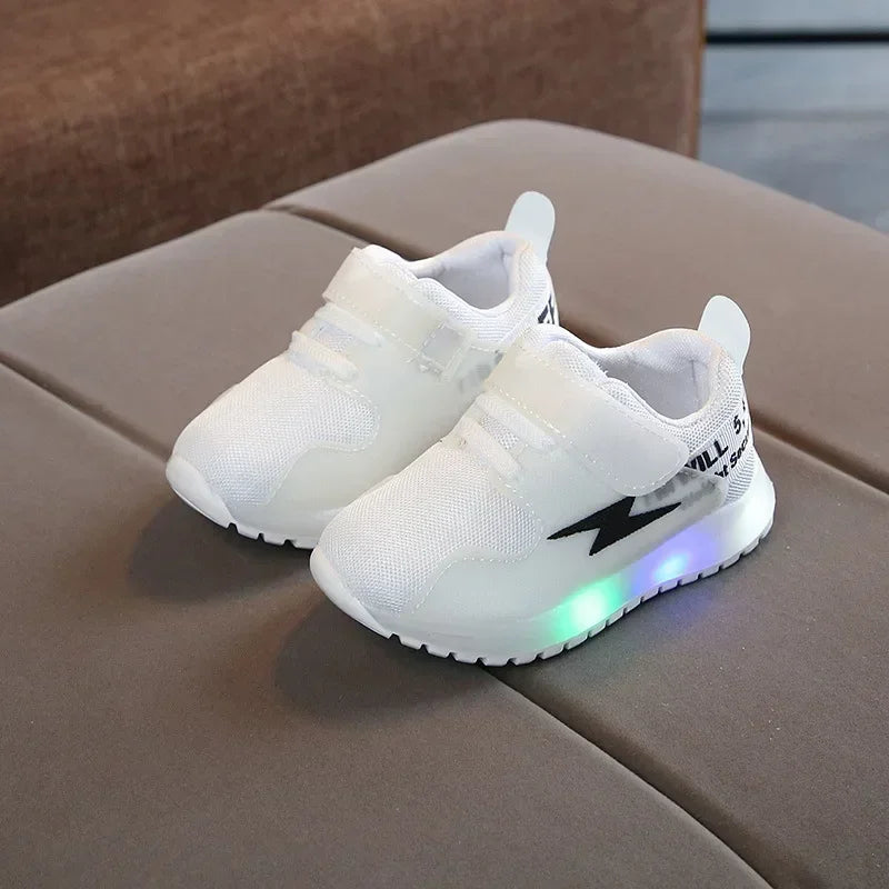 Kid Tennis Spring And Autumn Children LED Sneakers Boys Glowing Shoes kids Baby Girls Toddler Shoes with Light Up Luminous