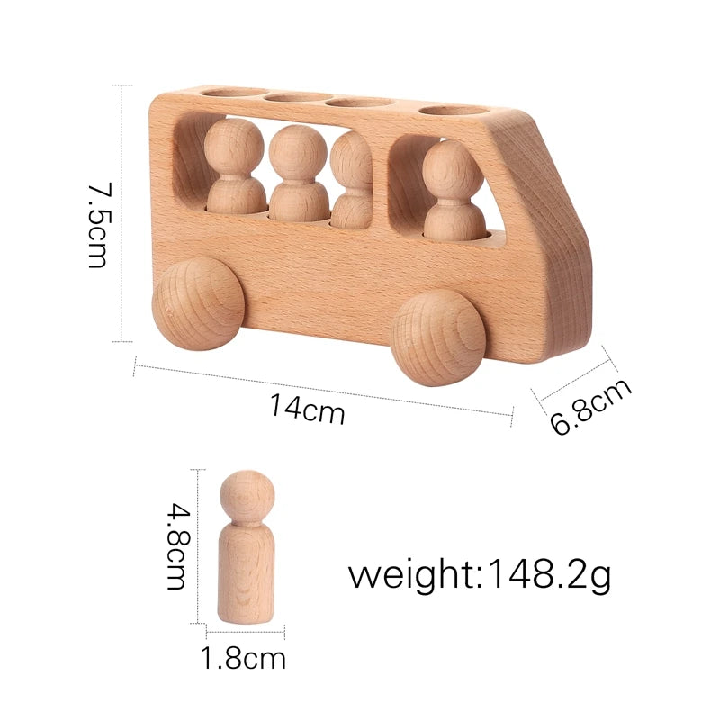 Wooden Train Birthday Toy  Montessori Toys