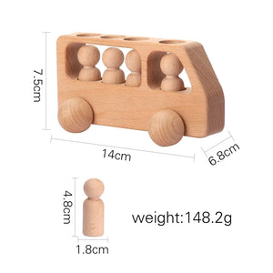 Wooden Train Birthday Toy  Montessori Toys