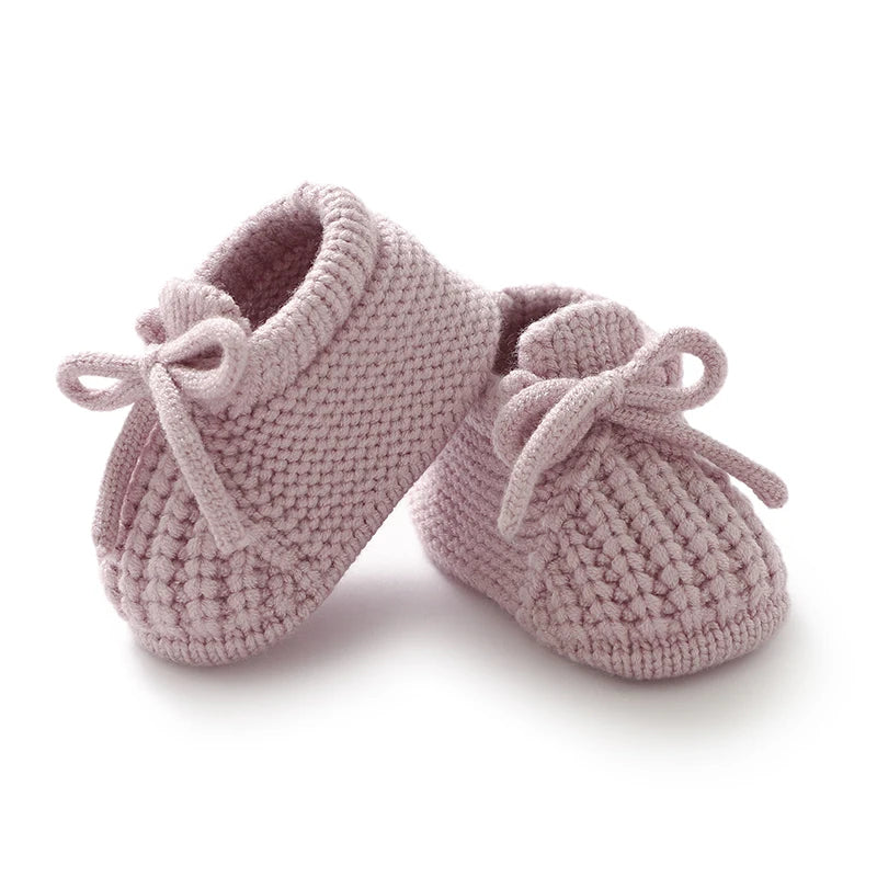 Baby Shoes Knitted Newborn 0-18M