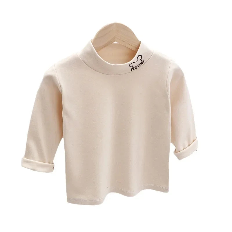 Winter Children T-shirts Turtleneck