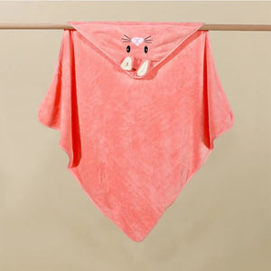 CuteCartoon Animals SoftCoral Velvet Absorbent Quick-Dry SimPle Style Bath Towel Daily Entertainment Dry